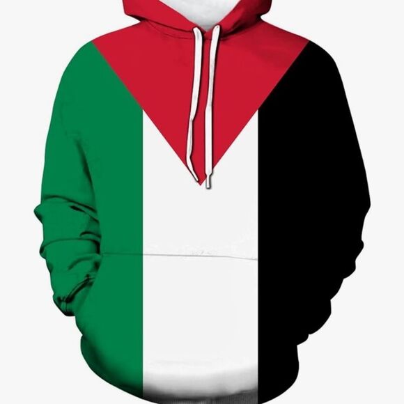 Men's hoodie medium flag color block - Picture 1 of 1